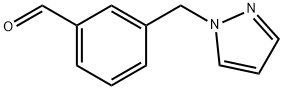 3-((1H-吡唑-1-基)甲基)苯甲醛 结构式