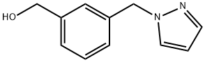 [3-(1H-ピラゾール-1-イルメチル)フェニル]メタノール 化学構造式
