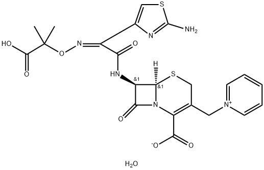 头孢他啶,78439-06-2,结构式
