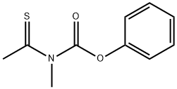 Carbamic  acid,  methyl(1-thioxoethyl)-,  phenyl  ester  (9CI) Struktur