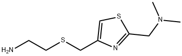2-(二甲氨基甲基)-4-(2-氨乙基硫甲基)噻唑,78441-62-0,结构式
