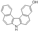 3-hydroxy-7H-dibenzo(c,g)carbazole Struktur