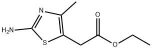 ethyl (2-amino-4-methyl-1,3-thiazol-5-yl)acetate Struktur