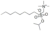 decyltrimethylammonium isopropyl sulphate Structure