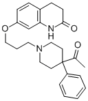 7-(3-(4-(4-Acetyl-4-phenyl)-1-piperidyl)propoxy)-3,4-dihydrocarbostyri l Structure