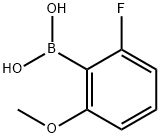 2-Fluoro-6-methoxyphenylboronic acid Struktur