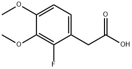 4-Fluoro-3-methoxyphenylacetic acid Struktur