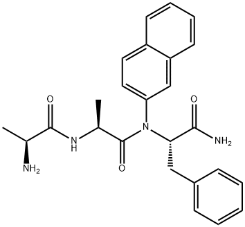 H-Ala-Ala-Phe-βNA Struktur