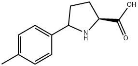 Proline, 5-(4-methylphenyl)- (9CI) Structure