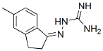 Hydrazinecarboximidamide, 2-(2,3-dihydro-5-methyl-1H-inden-1-ylidene)- (9CI) Structure