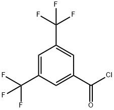 3,5-ビス(トリフルオロメチル)ベンゾイル クロリド 化学構造式