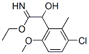 벤젠탄이미드산,3-클로로-알파-하이드록시-6-메톡시-2-메틸-,에틸에스테르(9CI)