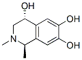 4,6,7-Isoquinolinetriol,1,2,3,4-tetrahydro-1,2-dimethyl-,trans-(9CI) Structure