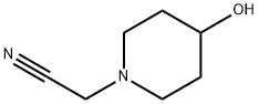 2-(4-hydroxypiperidin-1-yl)acetonitrile Struktur