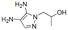 1H-Pyrazole-1-ethanol,  4,5-diamino--alpha--methyl- Structure