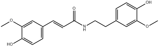 N-trans-Feruloyl-3-methoxytyramine Struktur