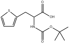 BOC-BETA-(2-THIENYL)-DL-ALA-OH Structure