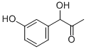 1-HYDROXY-1-(3-HYDROXYPHENYL)-2-PROPANONE 化学構造式