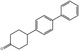 4-(4-ビフェニリル)シクロヘキサノン 化学構造式
