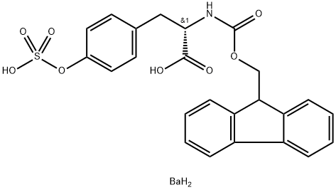 FMOC-O-SULFO-L-TYROSINE BARIUM SALT HYDRATE Struktur