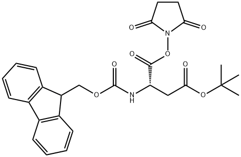 FMOC-ASP(OTBU)-OSU,78553-23-8,结构式