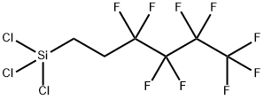 NONAFLUOROHEXYLTRICHLOROSILANE Structure