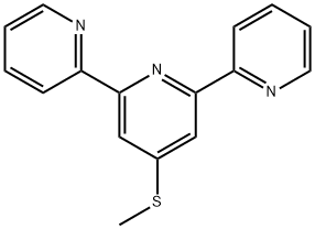 4'-メチルチオ-2,2':6',2''-テルピリジン 化学構造式