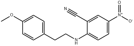 2-{[2-(4-methoxyphenyl)ethyl]amino}-5-nitrobenzonitrile Structure