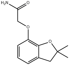 Acetamide, 2-[(2,3-dihydro-2,2-dimethyl-7-benzofuranyl)oxy]- (9CI) Struktur