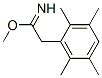 Benzeneethanimidic acid, 2,3,5,6-tetramethyl-, methyl ester (9CI) Struktur