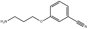 3-(3-氨基丙氧基)苯腈,785760-03-4,结构式