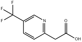 (5-Trifluoromethyl-pyridin-2-yl)-acetic acid Structure