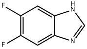 5,6-ジフルオロベンズイミダゾール 化学構造式
