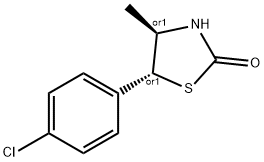 TRANS-5-(4-CHLOROPHENYL)-4-METHYL-2-THIAZOLIDONE Structure