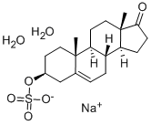 デヒドロイソアンドロステロン3-硫酸 ナトリウム塩 二水和物 化学構造式