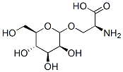 O-mannopyranosylserine Struktur