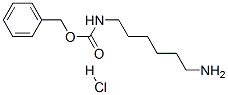 N-カルボベンゾキシ-1,6-ジアミノヘキサン塩酸塩 化学構造式