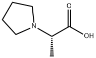 1-Pyrrolidineaceticacid,alpha-methyl-,(alphaS)-(9CI) Structure