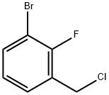 1-bromo-3-(chloromethyl)-2-fluorobenzene Struktur