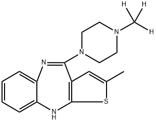 奥氮平-D3 结构式