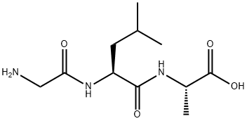 グリシル-DL-ロイシル-DL-アラニン 化学構造式