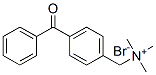 (p-benzoylbenzyl)trimethylammonium bromide Struktur