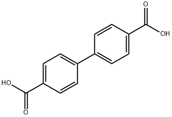 Biphenyl-4,4'-dicarboxylic acid Structure