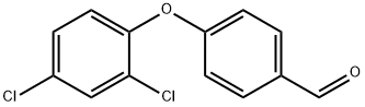 4-(2,4-二氯苯氧基)苯甲醛, 78725-51-6, 结构式