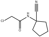 2-CHLORO-N-(1-CYANO-CYCLOPENTYL)-ACETAMIDE Structure