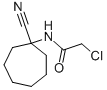 2-CHLORO-N-(1-CYANO-CYCLOHEPTYL)-ACETAMIDE Struktur