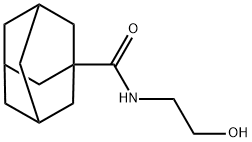N-2-羟基乙基-1-金刚烷甲酰胺 结构式