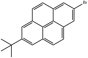 2-BroMo-7-tert-butylpyrene Struktur
