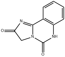 Imidazo(1,2-C)quinazoline-2,5(3H,6H)-dione Struktur