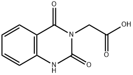 (2,4-二氧代-1,4-二氢喹唑啉-3(2H)-基)乙酸,78754-94-6,结构式